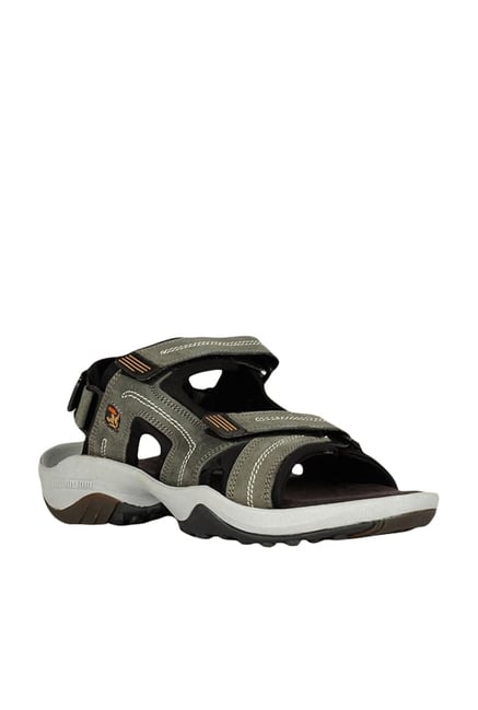 woodland black sandals