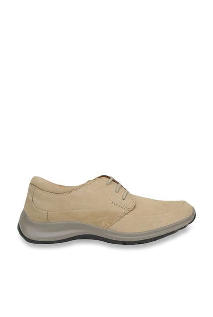 Buy Woodland Khaki Derby Shoes For Men 