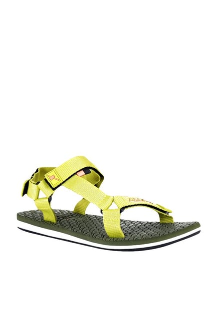 sparx green sandals
