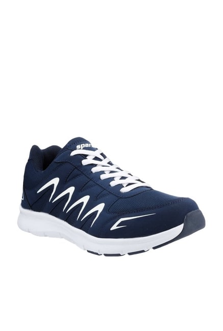 Buy Sparx Navy \u0026 White Running Shoes 