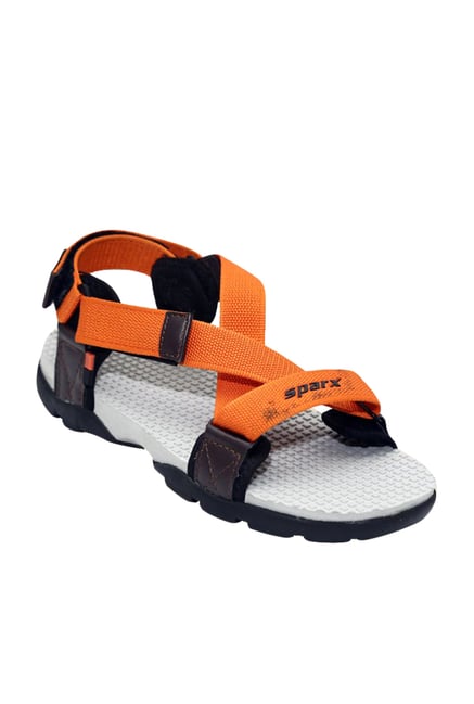 sparx sandals grey and orange