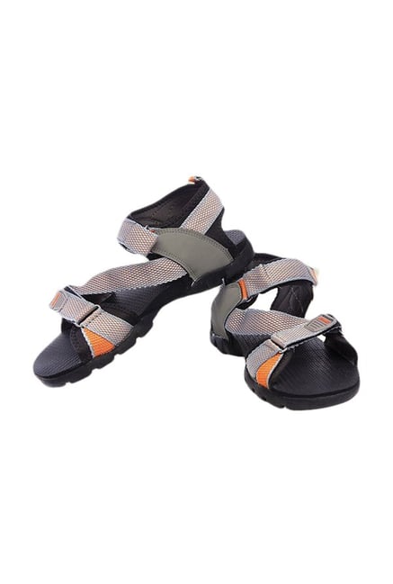 sparx sandals grey and orange