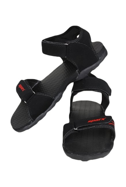 2021 Lowest Price] Sparx Sandals Men Black Red Price in India &  Specifications