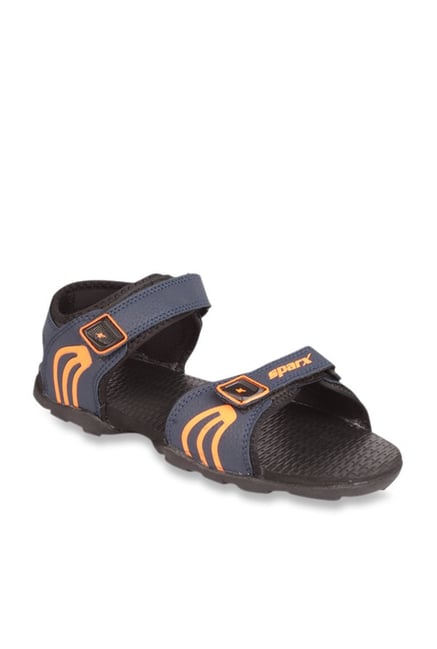 Buy Sparx Navy \u0026 Orange Floater Sandals 