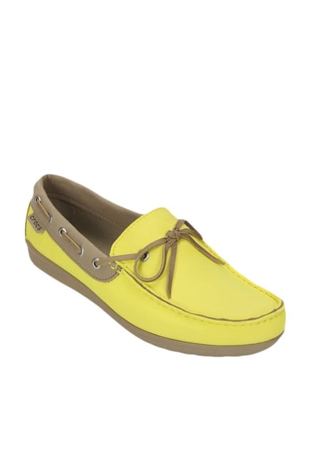Buy Crocs ColorLite Sunshine Tumbleweed Boat Shoes for Women at