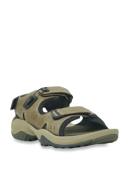 Buy Woodland Khaki Floater Sandals for 