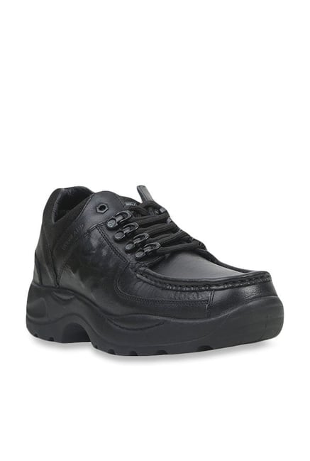 Woodland Brand Mens Casual Leather Shoes GC 3585119 (Black) :: RAJASHOES
