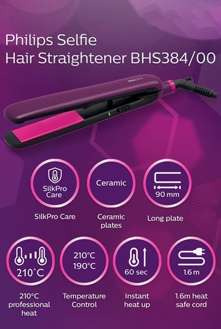 Philips bhs384 hotsell hair straightener