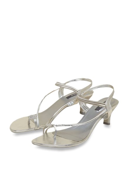 mochi silver sandals