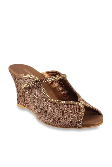 Jessica Simpson Ganisa Clear Jeweled Wedge Dress Sandals | Dillard's