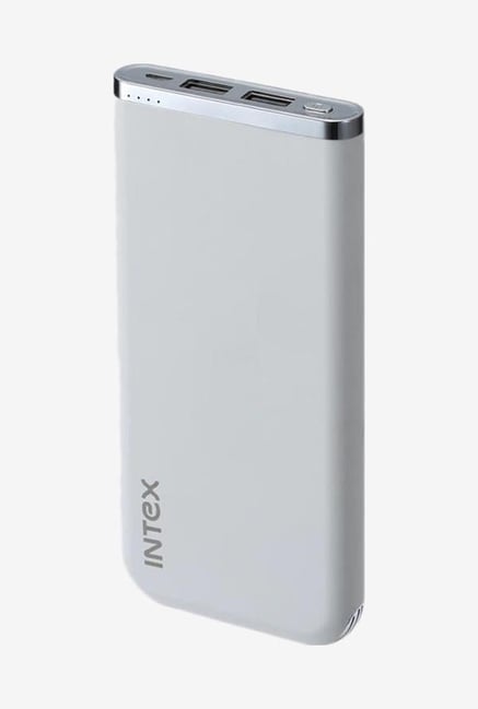 Intex IT-PBA 10K Poly 10000mAh Polymer Power Bank (White)