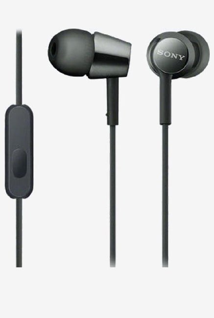 Sony Mdr-Ex155Ap Wired Earphones (Black)