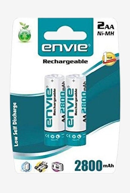 Envie AA 2800 2PL Rechargeable Battery (White)