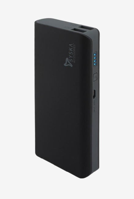 Syska X110 11000 mAh Power Bank Black/Grey