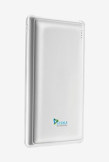 Syska Power Pro 200 20000 mAh Power Bank White Syska Electronics TATA CLIQ