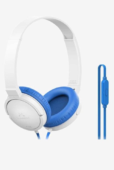 SoundMagic P10S Headphones with Mic White/Blue