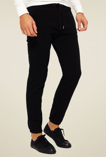 superdry black joggers