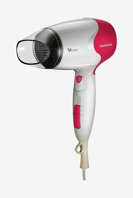 Syska IonHealthy HD3600i 1500W Hair Dryer (White/Pink)