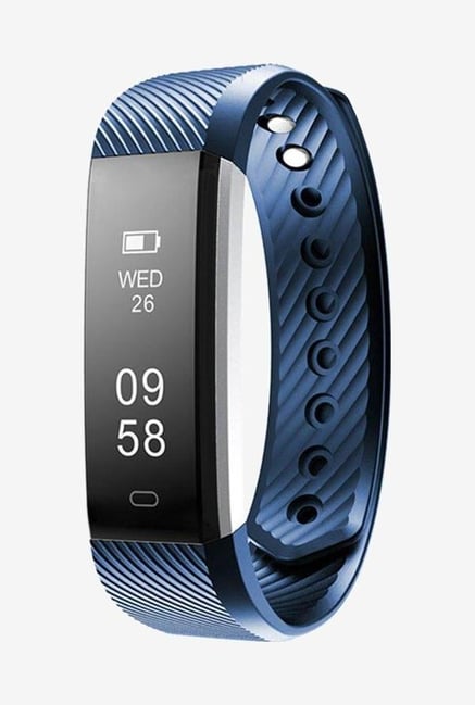 Enhance Limited Edition Ultimate ID115 HR Premium Fitness Band (Blue)