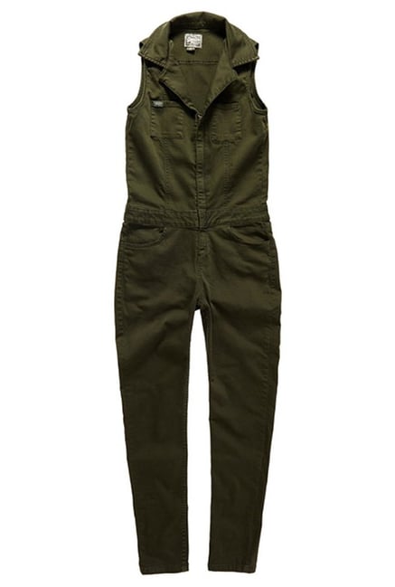 superdry jumpsuit khaki