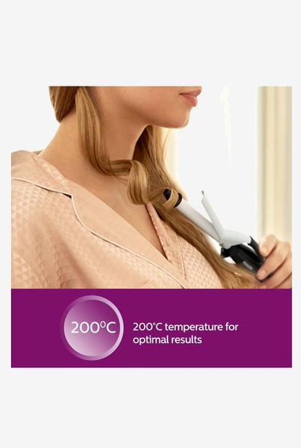 Buy Philips BHB862/00 StyleCare Ceramic Hair Curler (Black) Online At ...