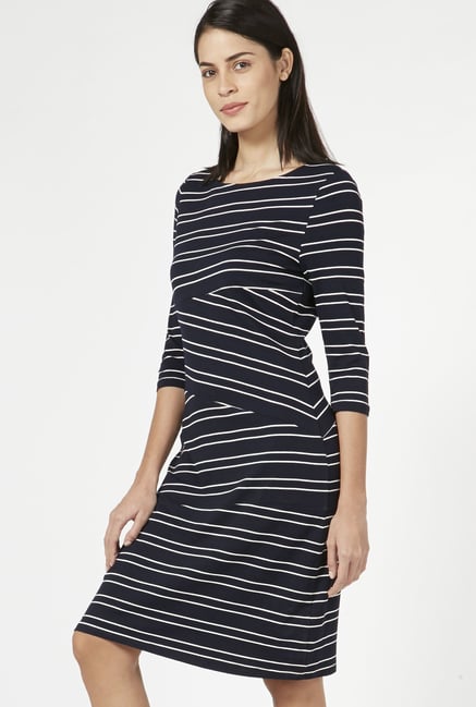 Buy Wardrobe By Westside Navy Liz Dress For Women S Apparel