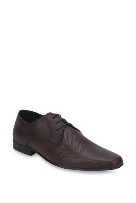 Red Tape Men's Dark Brown Derby Shoes 