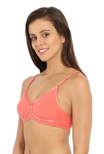 Jockey White Cotton Sports Bra