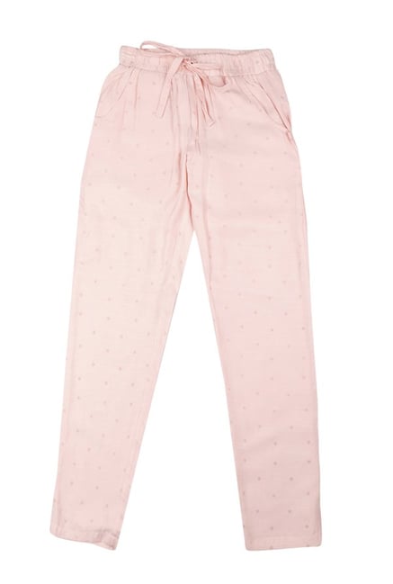 Gini & Jony Kids Pink Printed Trousers