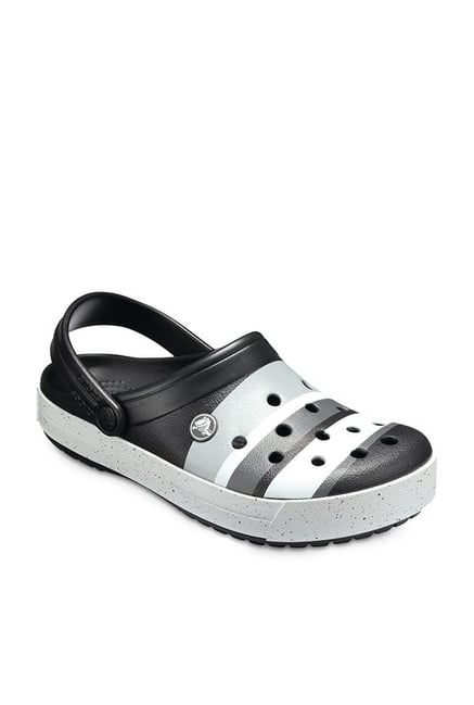 Crocs Crocband Color Burst Black \u0026 Grey 