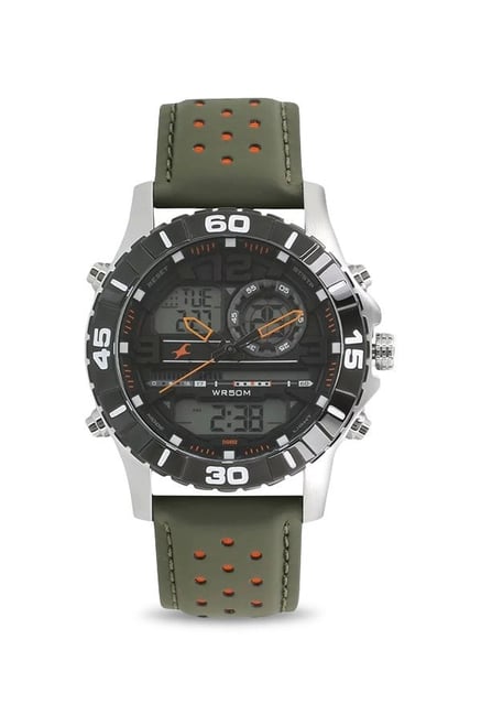 Fastrack 38035SL03 Analog-Digital Watch for Men