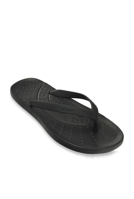 Crocs Chawaii Black Flip Flops from 