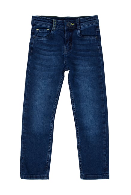 Tales & Stories Blue Lightly Wash Jeans