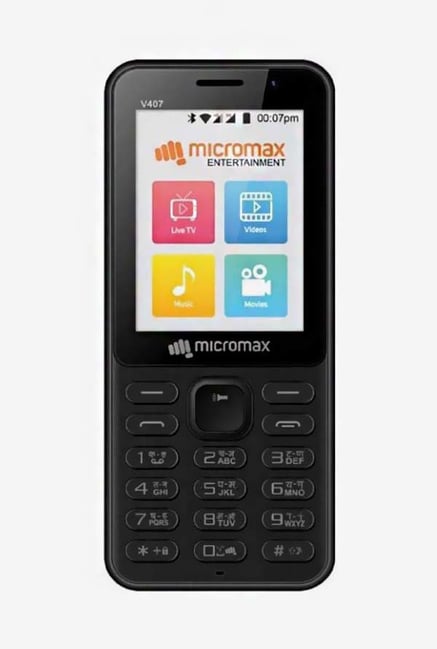 Micromax Bharat 1 Black Single SIM