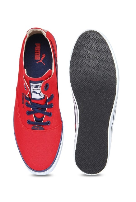 puma limnos cat 2 dp red sneakers