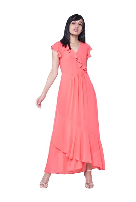 maxi dresses tata cliq