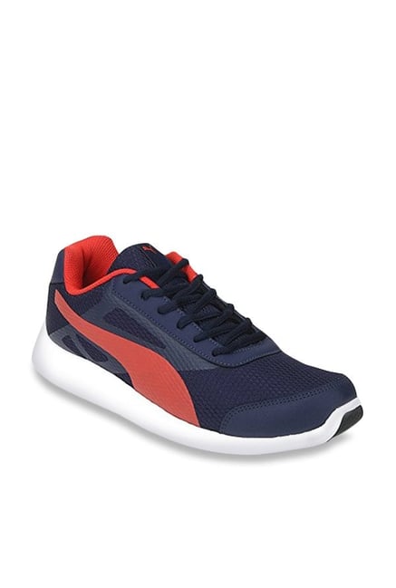 puma shoes blue and red