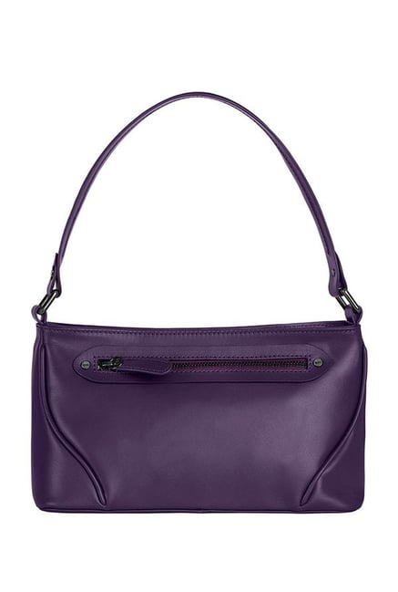 Tohl RP Nicole Purple Solid Leather Handbag