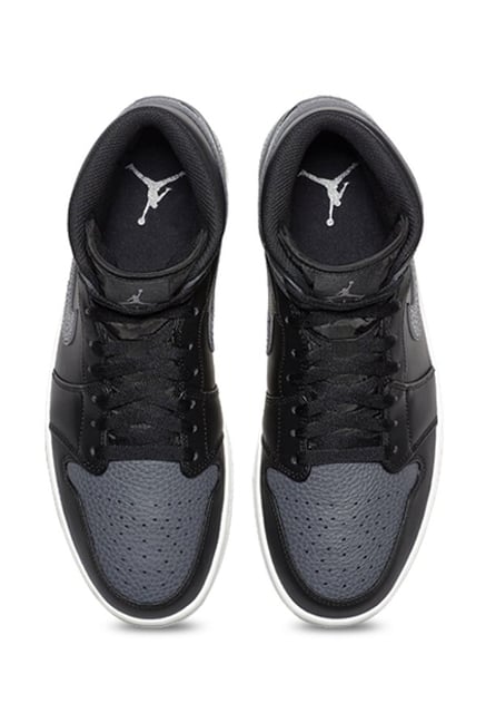 Buy Nike Air Jordan 1 Mid Black \u0026 Dark 