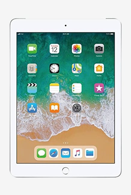 Apple iPad 6th Gen 128 GB 9.7 Inch with Wi Fi + Cellular Silver