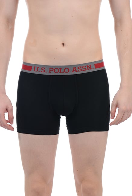 Buy U.S. Polo Assn. Black Regular fit Briefs for Mens Online @ Tata CLiQ