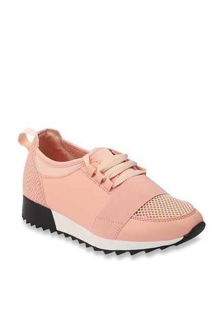 Truffle Collection Blush Pink Sneakers 