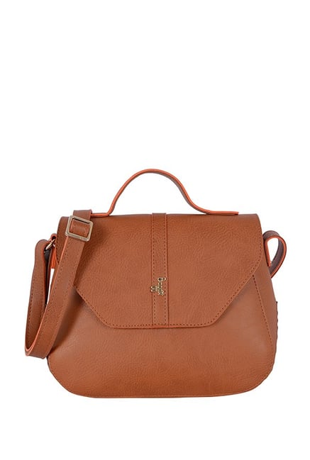 baggit orange sling bag