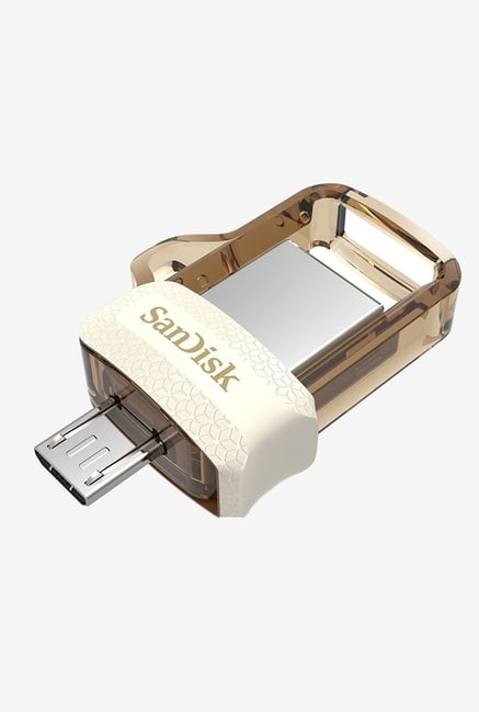 SanDisk Ultra Dual SDDD3-032G-I35GW 32 GB USB 3.0 OTG Pen Drive (Gold)