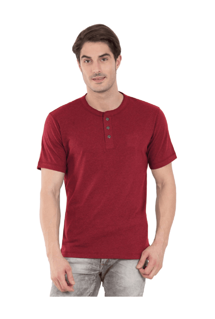 Jockey Red Regular Fit T-Shirt -US86 - Main Image