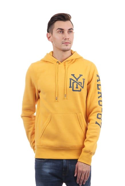 yellow aeropostale hoodie