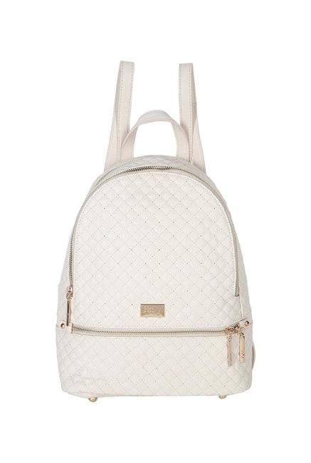 Buy Allen Solly White Quilted Backpack Online at Best Prices | Tata CLiQ