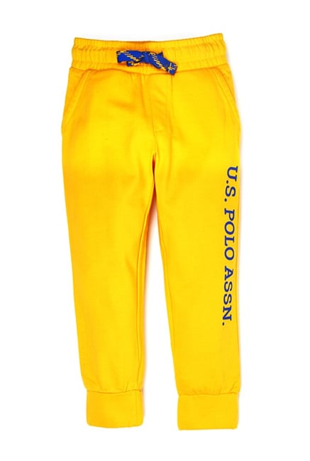 boys yellow joggers