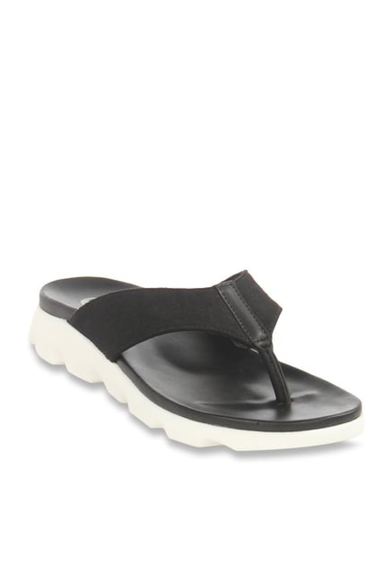 Pavers England Women's Black Thong Sandals - Main Image
