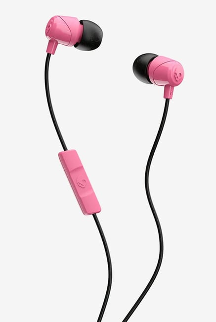 Skullcandy S2Duyk-630 In-Wired Earphones With Mic (Pink/Black)